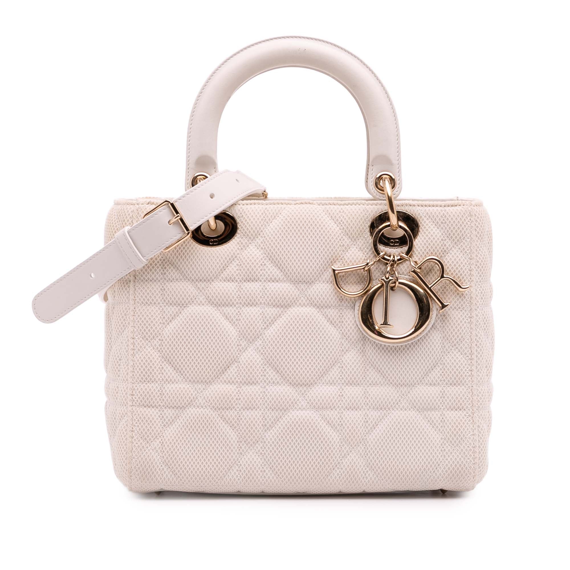 Medium Mesh Cannage Lady Dior
