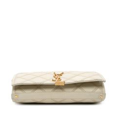 Quilted Lambskin Diamond Becky Chain Wallet