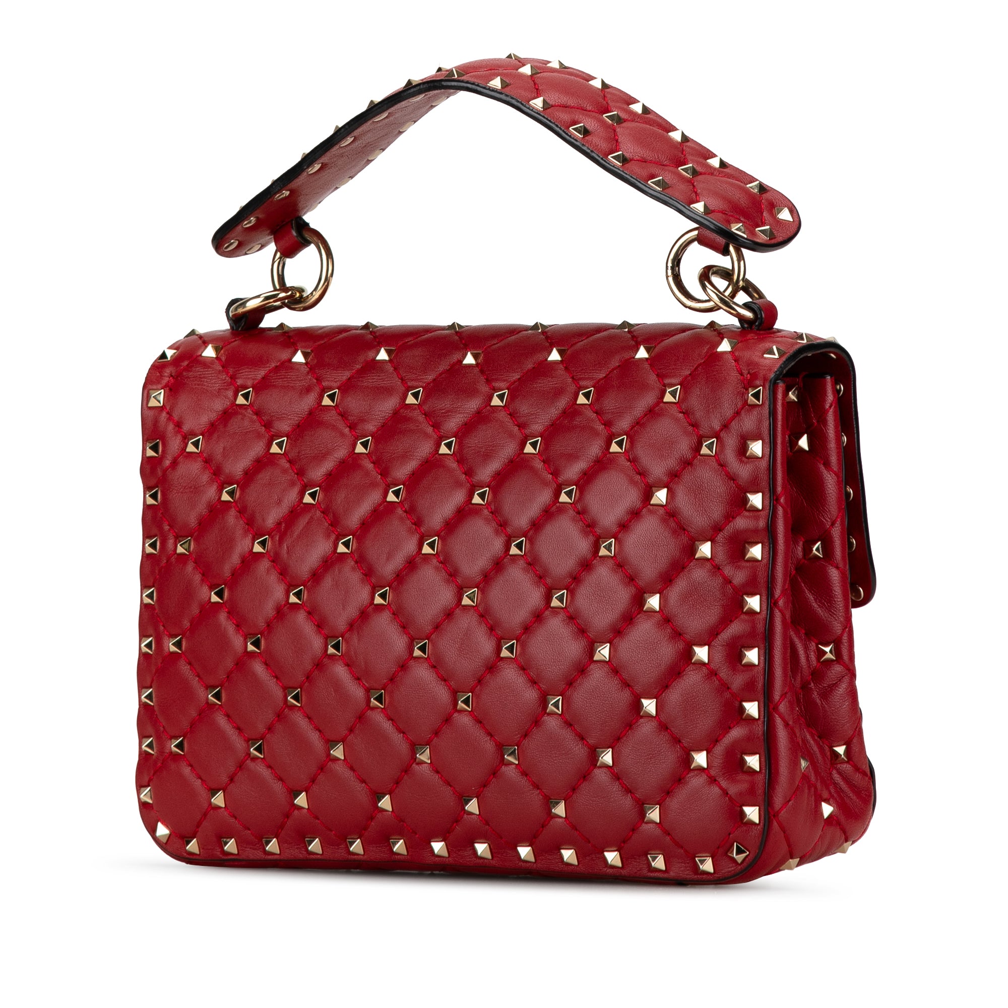 Medium Nappa Rockstud Spike Satchel