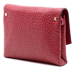 Embossed Grained Leather Langley Crossbody