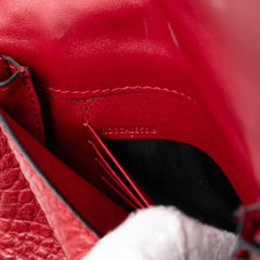 Embossed Grained Leather Langley Crossbody