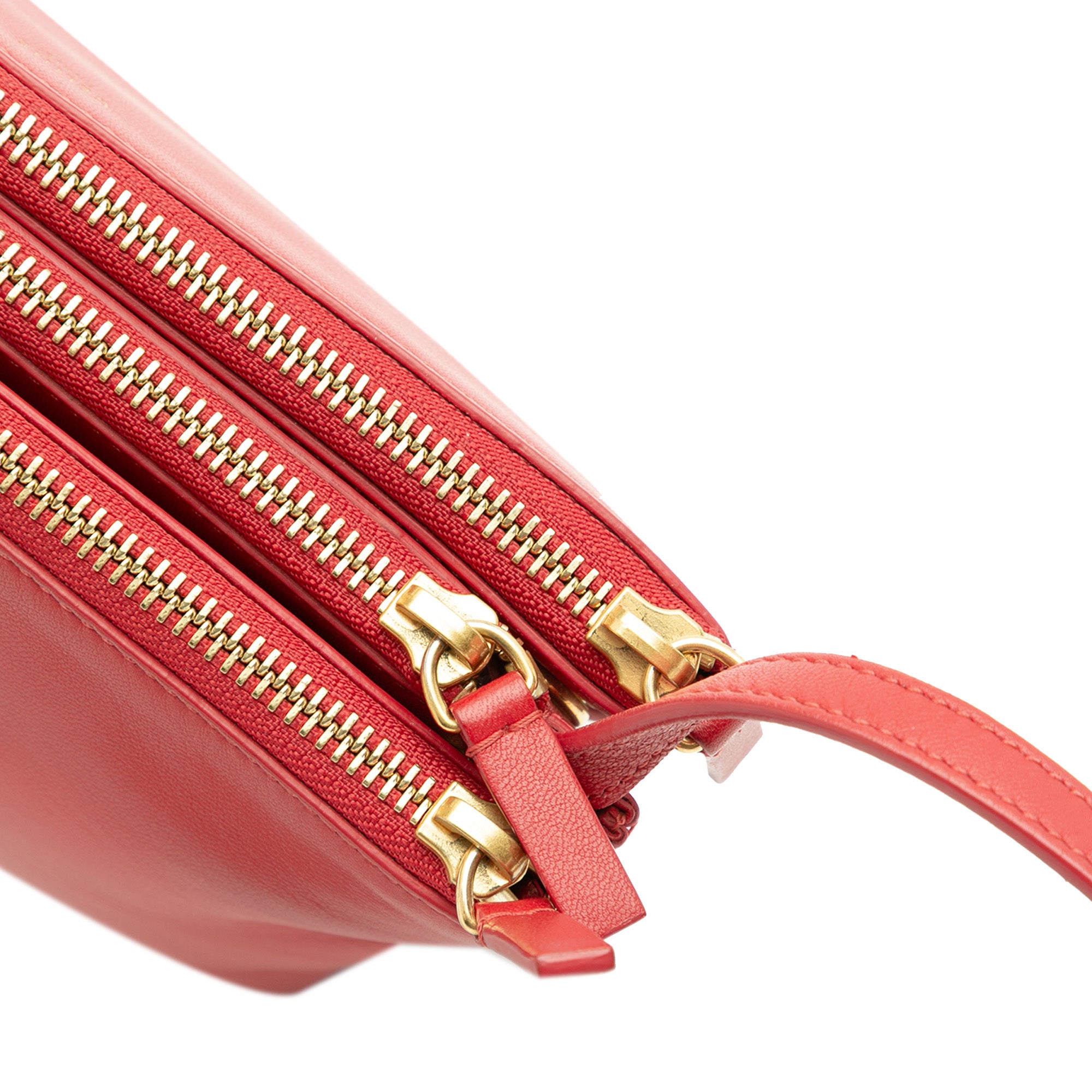 Small Lambskin Trio Crossbody