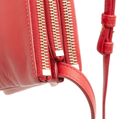 Small Lambskin Trio Crossbody