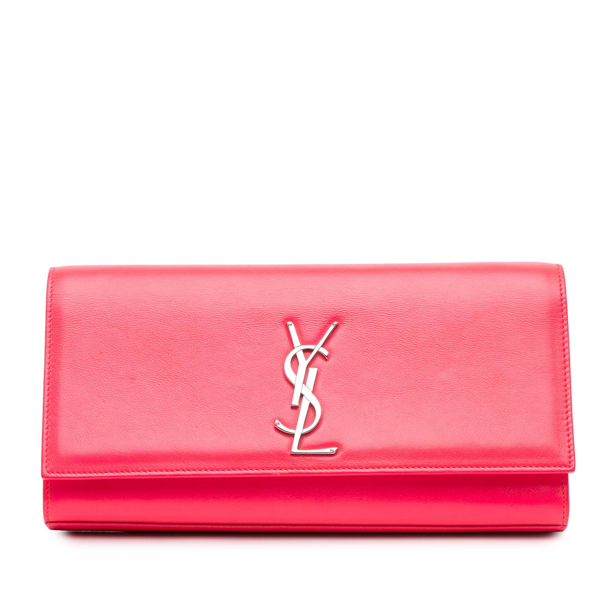 Leather Cassandre Clutch