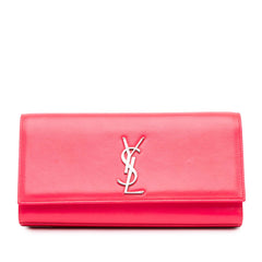 Leather Cassandre Clutch