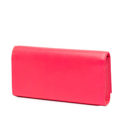 Leather Cassandre Clutch