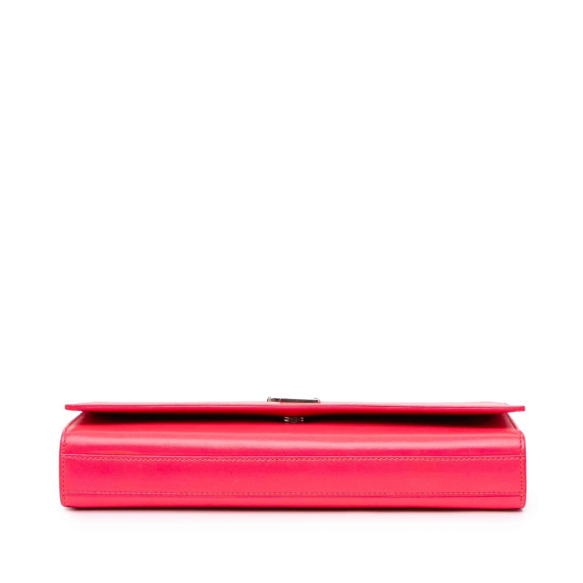 Leather Cassandre Clutch