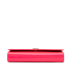 Leather Cassandre Clutch