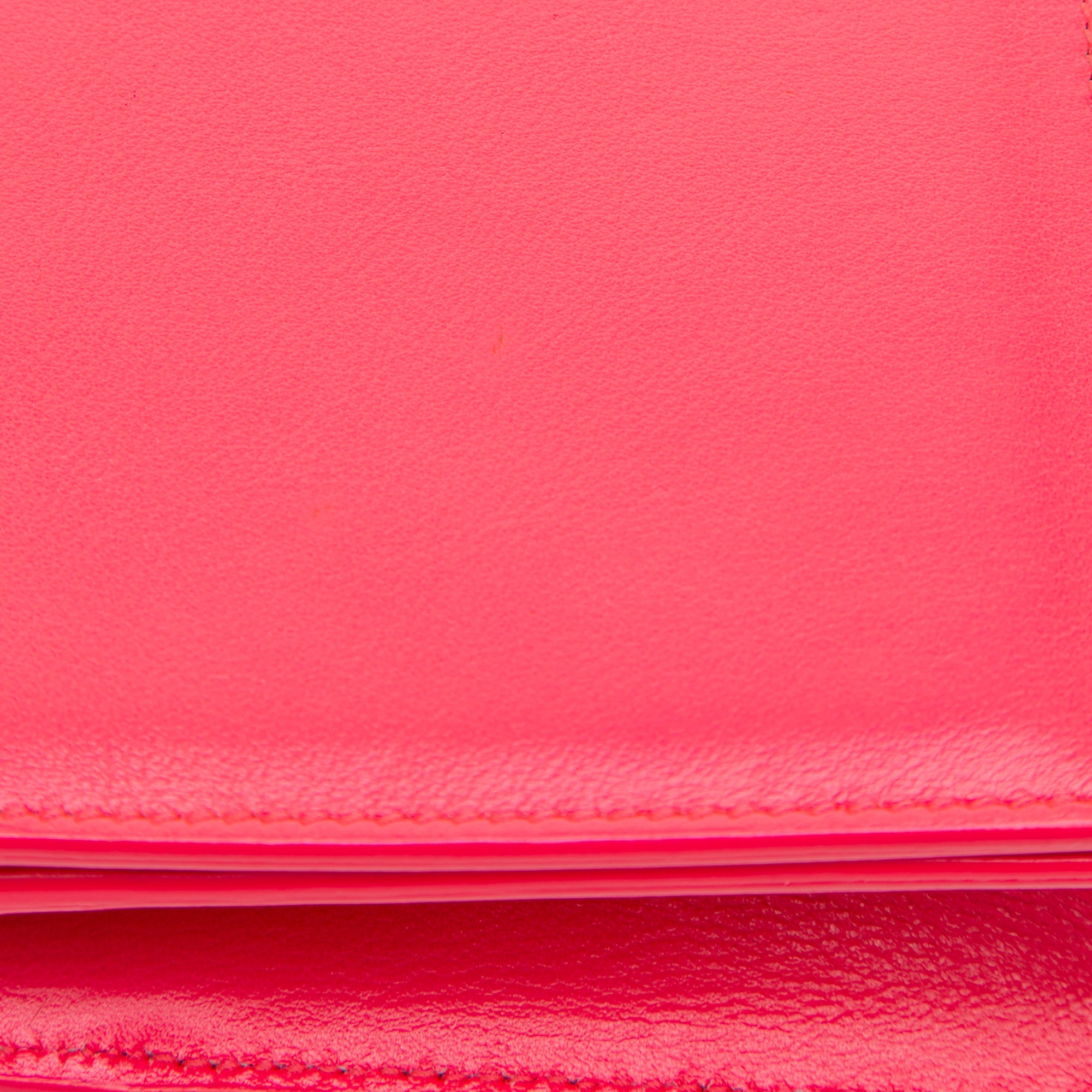 Leather Cassandre Clutch