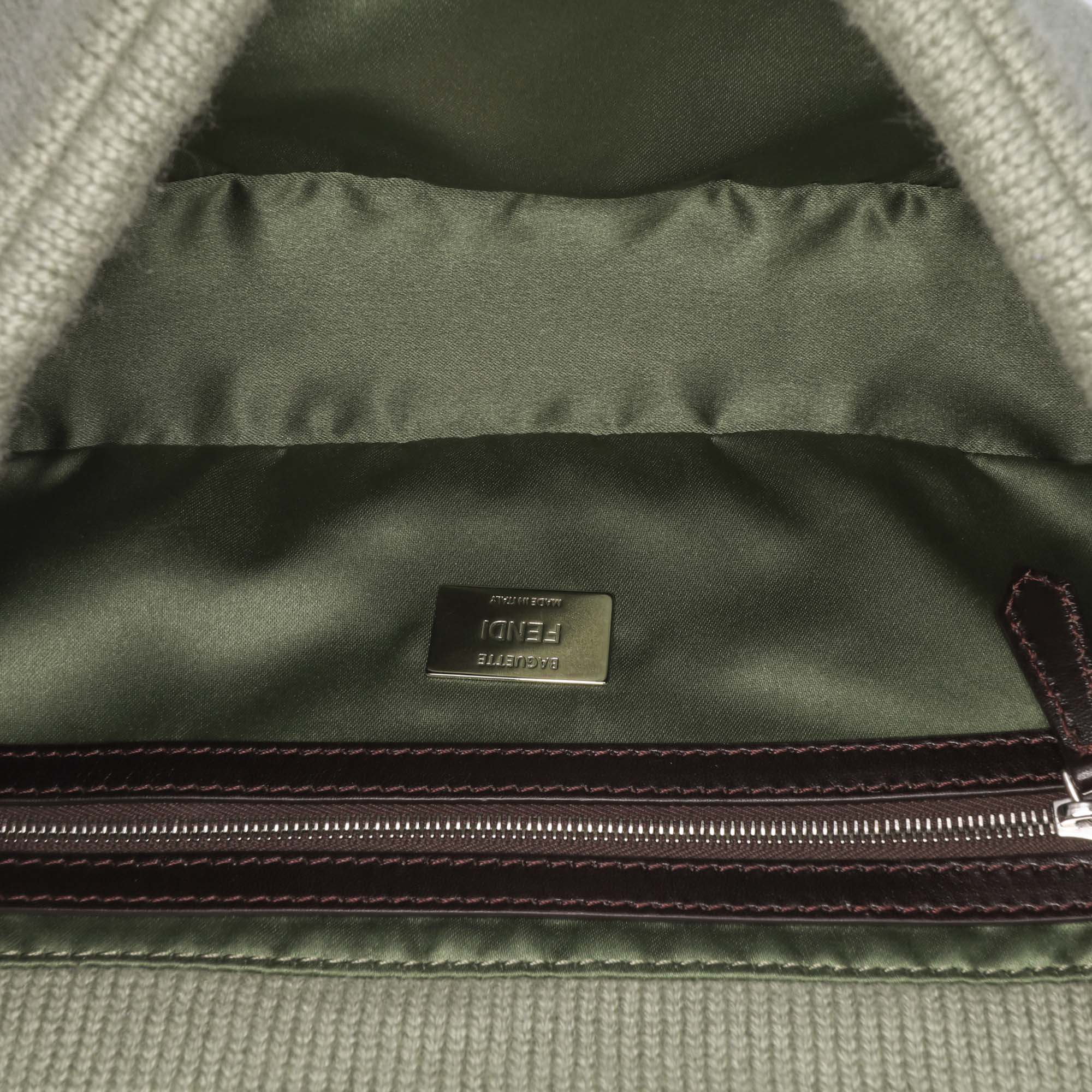 Cashmere Baguette Satchel