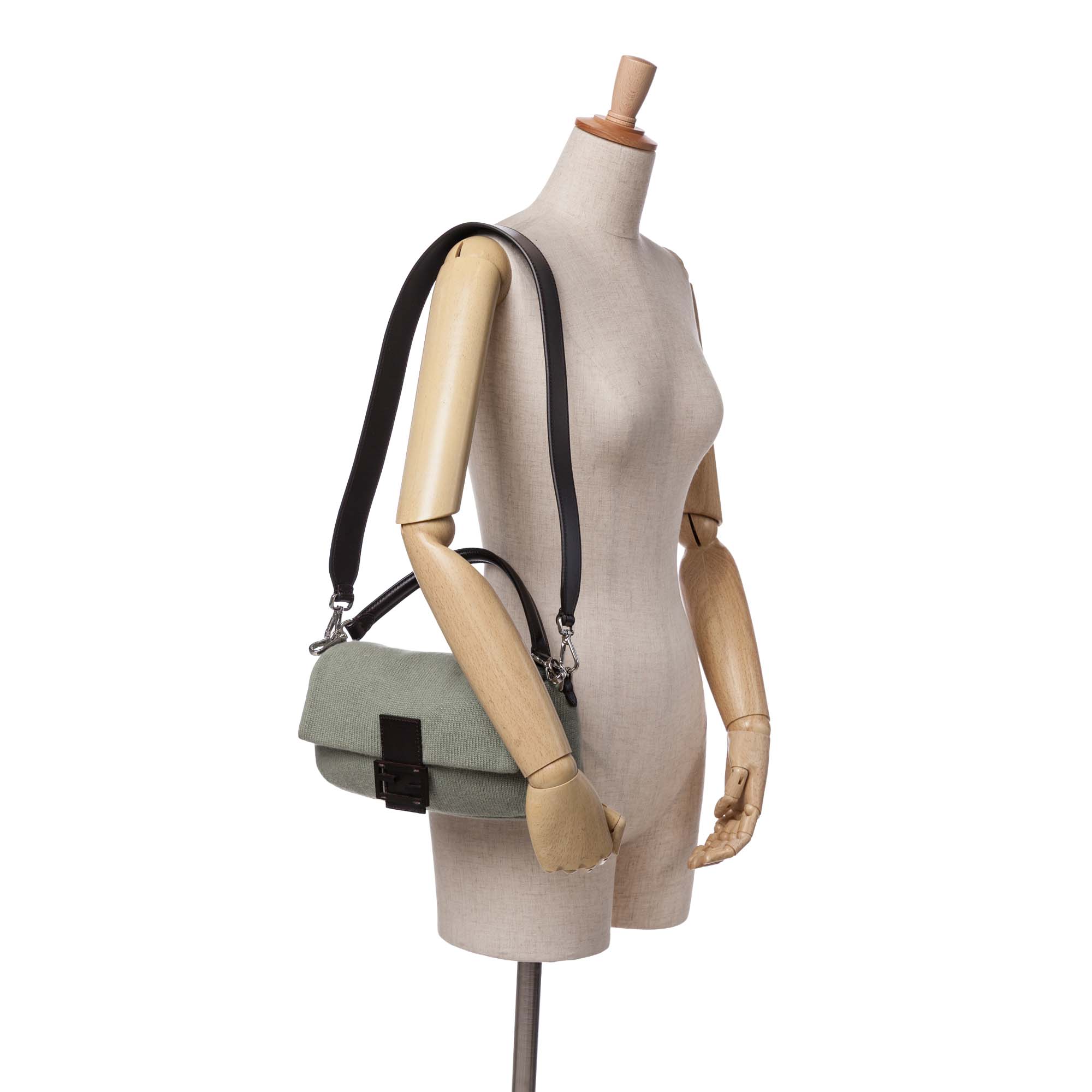 Cashmere Baguette Satchel