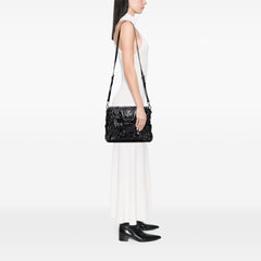 Vernice Gaufre Satchel