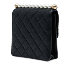 Small Lambskin Chic Pearls Flap