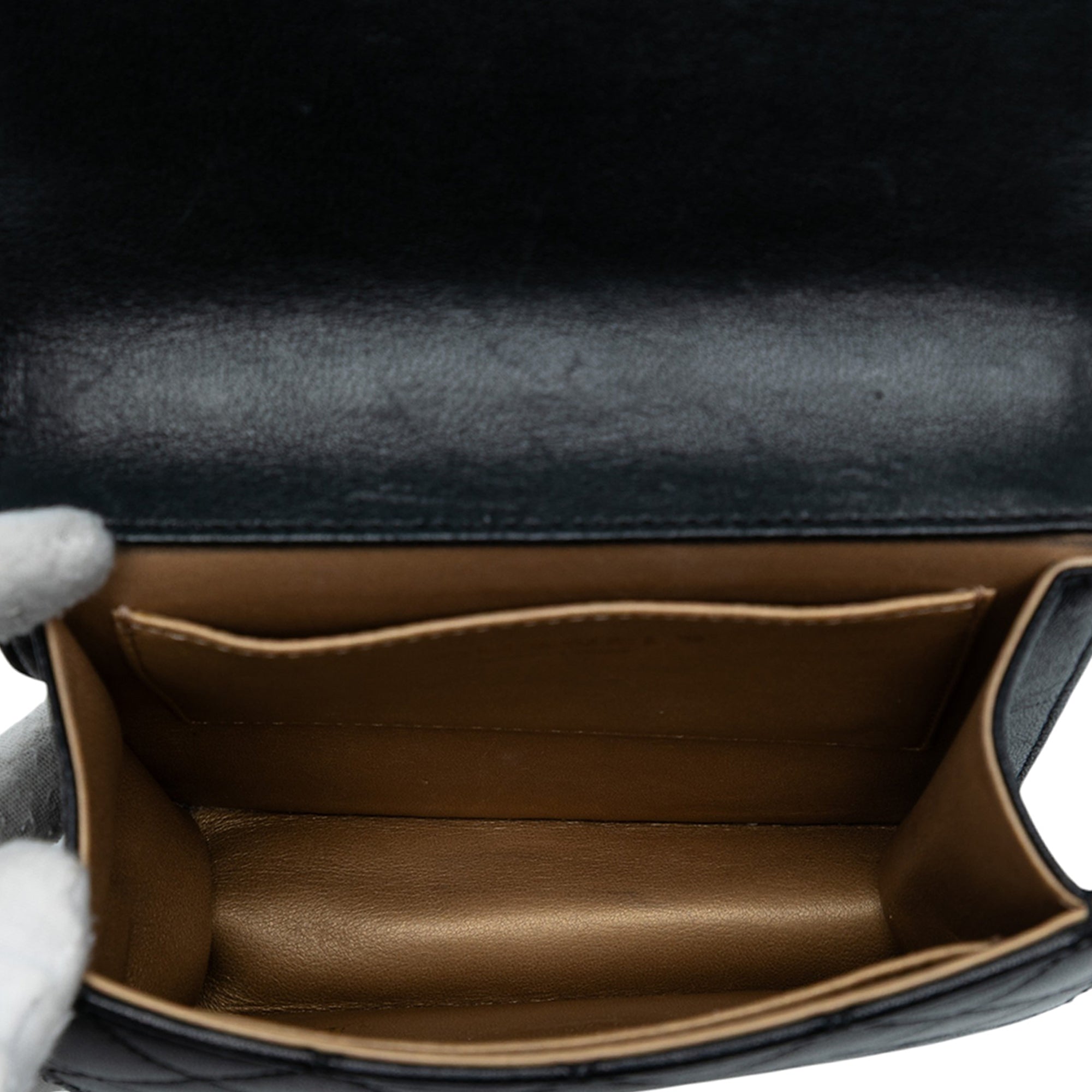 Small Lambskin Chic Pearls Flap