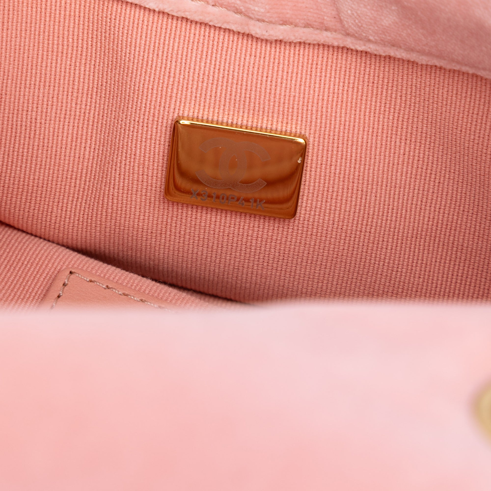 Mini Quilted Velvet Double Frame Flap