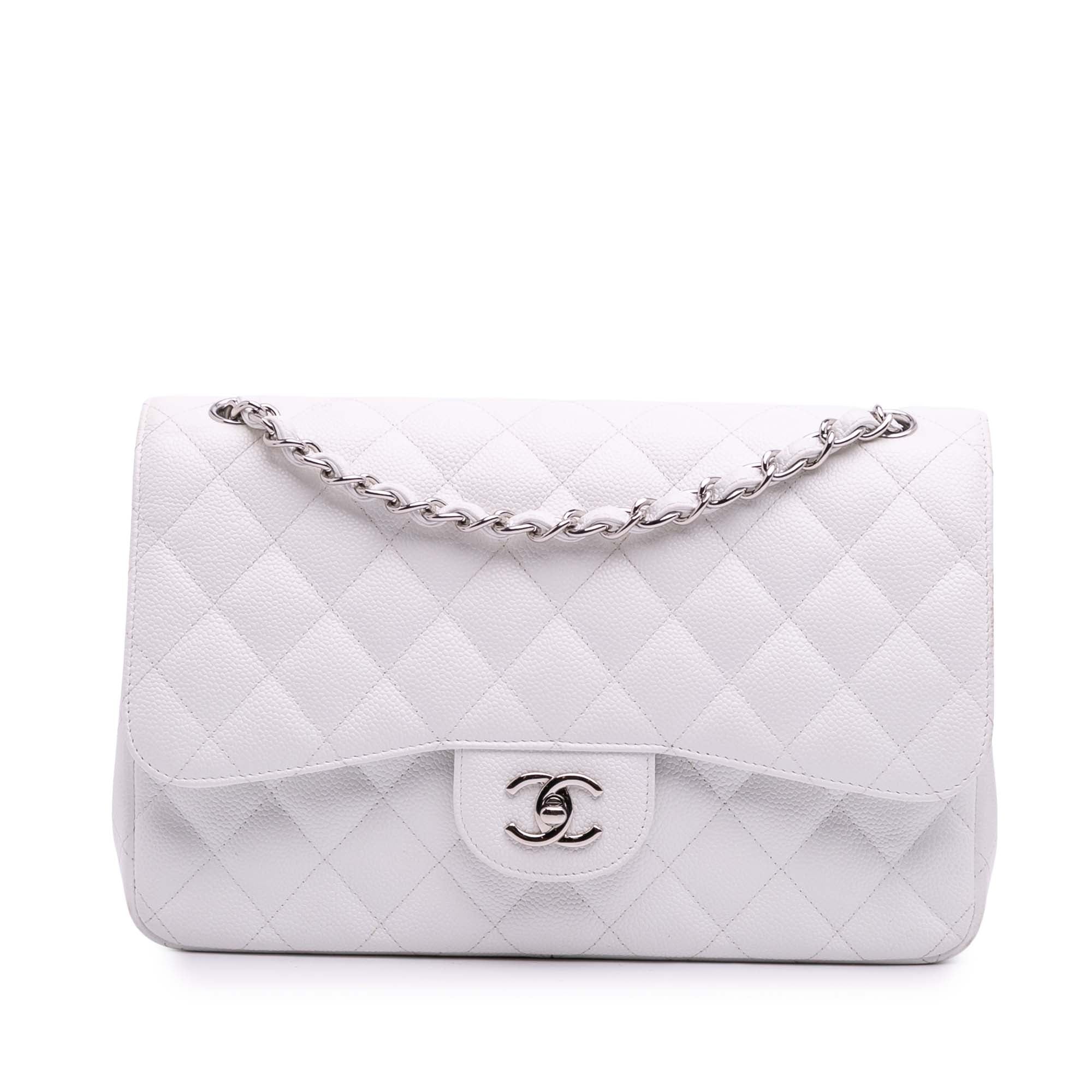 Jumbo Classic Caviar Double Flap