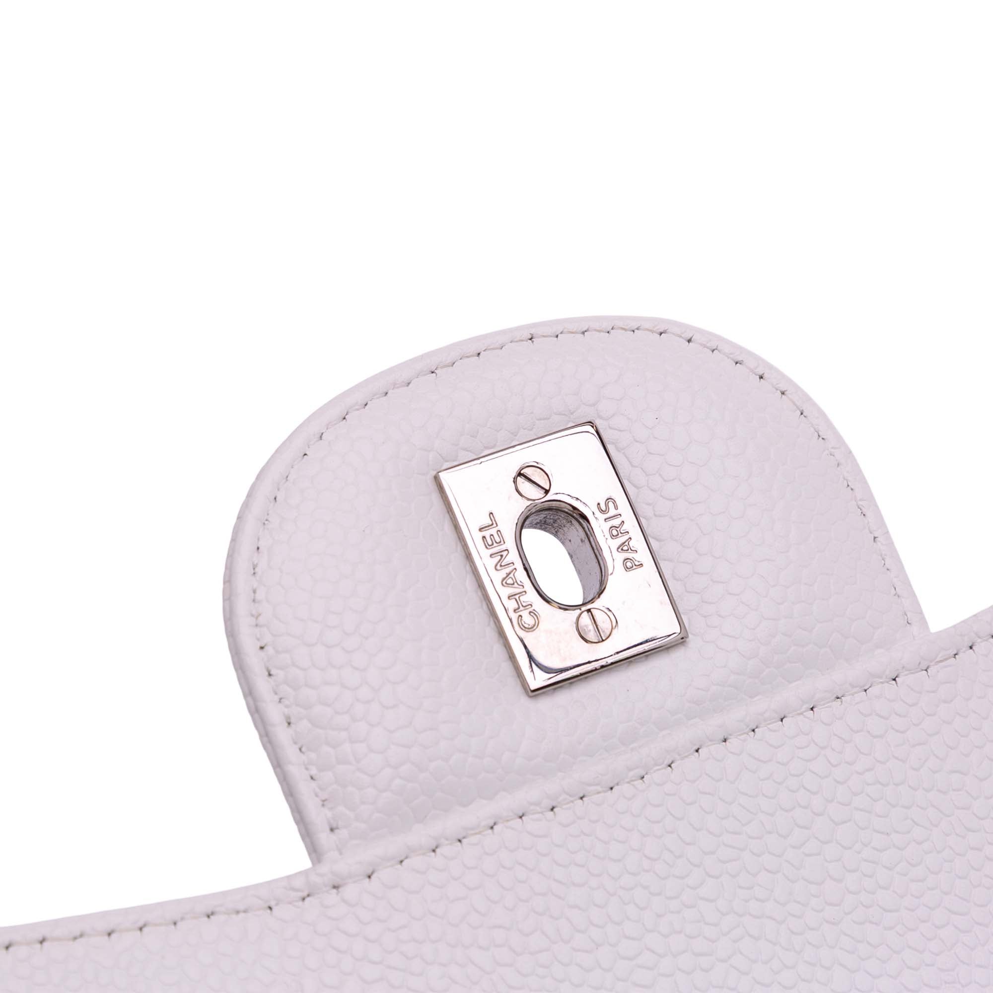 Jumbo Classic Caviar Double Flap