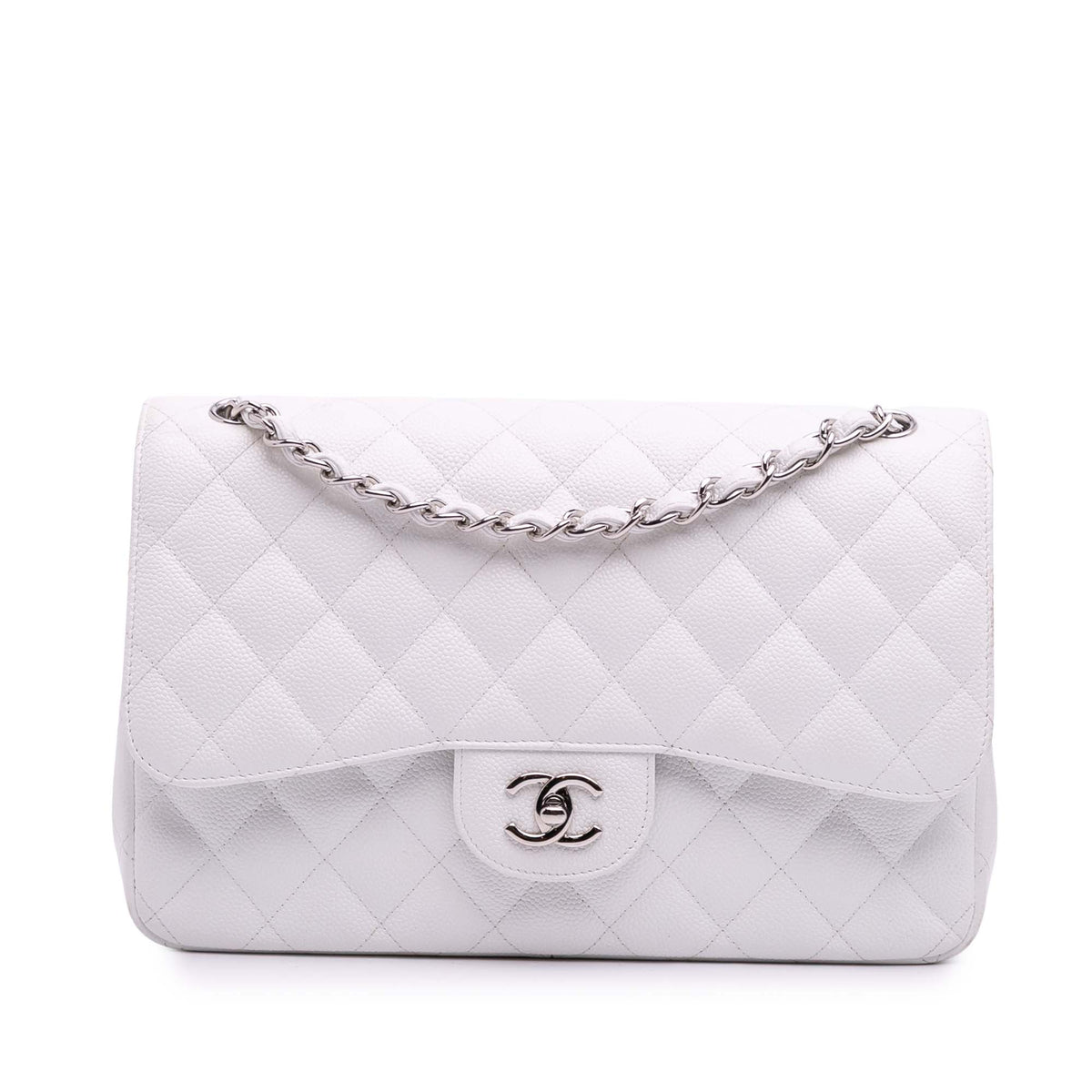Jumbo Classic Caviar Double Flap