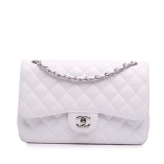 Jumbo Classic Caviar Double Flap