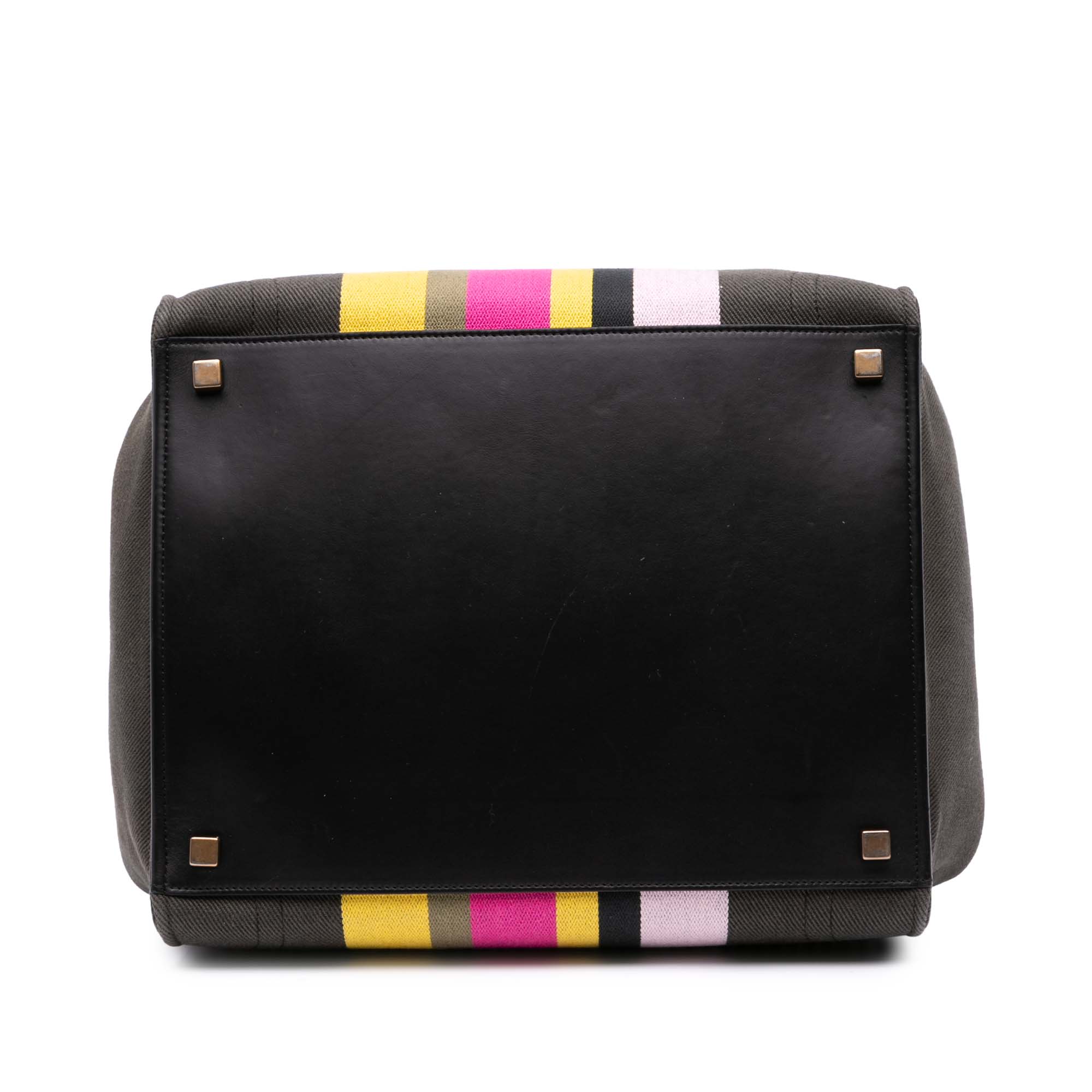 Medium Canvas Striped Phantom Luggage Tote