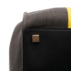 Medium Canvas Striped Phantom Luggage Tote