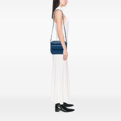 Nappa Intrecciato Front Pocket Messenger Bag