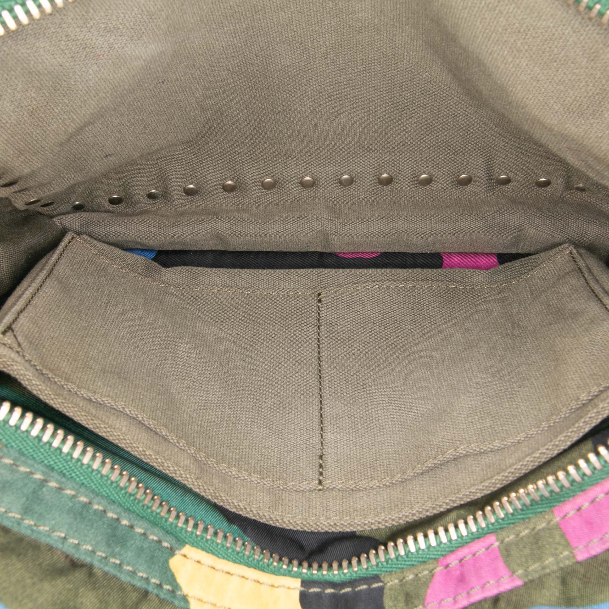 Printed Nylon Camouflage Rockstud Backpack