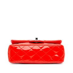 Mini Rectangular Classic Patent Single Flap