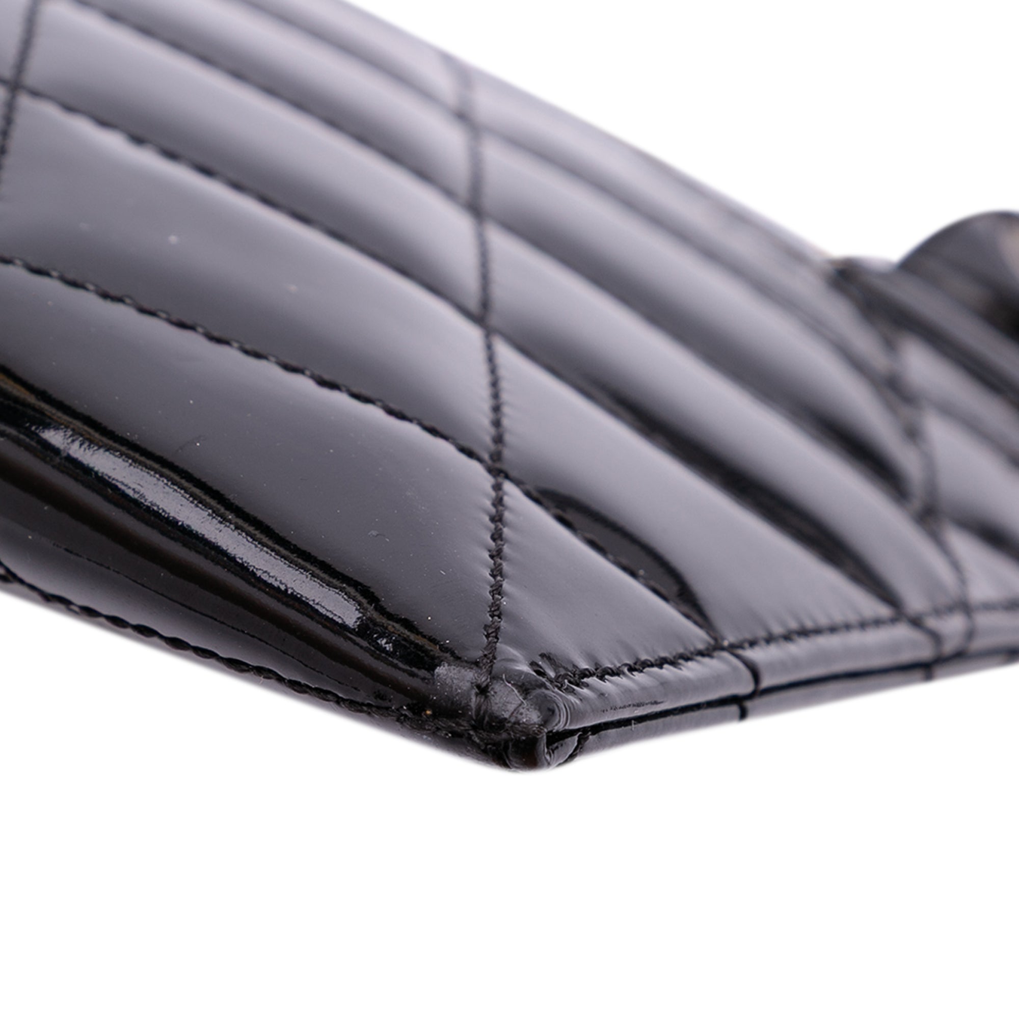 Quilted Patent Geometric Kaleidoscope Shoulder Bag