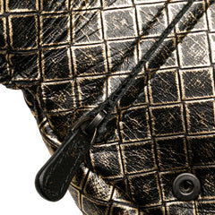 Metallic Calfskin Intrecciomirage Chain Flap Crossbody