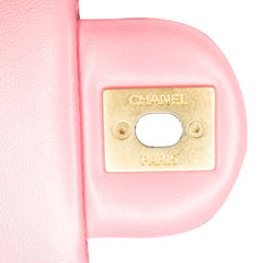 Mini Square Lambskin Pearl Samba Flap