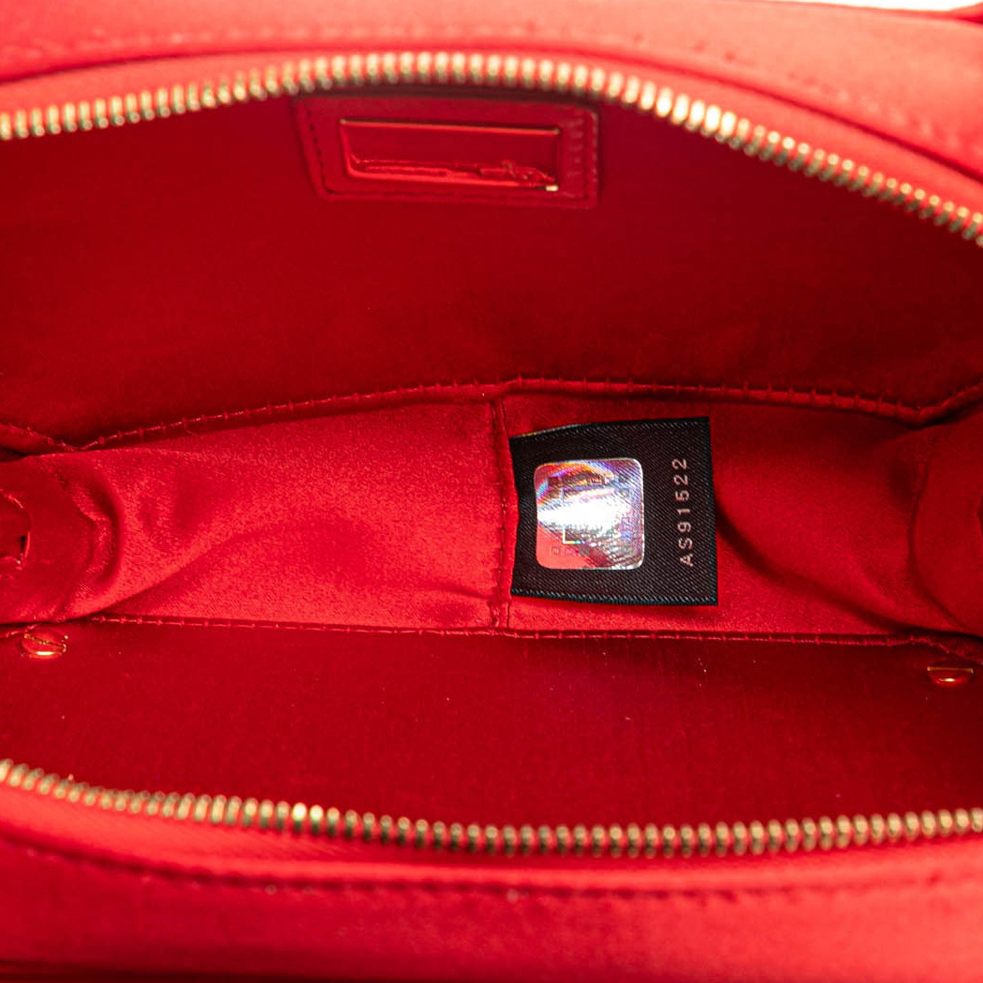 Mini FF PVC Satin Tassel Crossbody