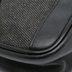 Denim Web Shoulder Bag