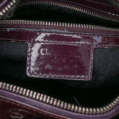 Medium Patent Cannage Lady Dior