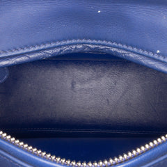 Medium Ultra Matte Calfskin Embossed Cannage Lady Dior