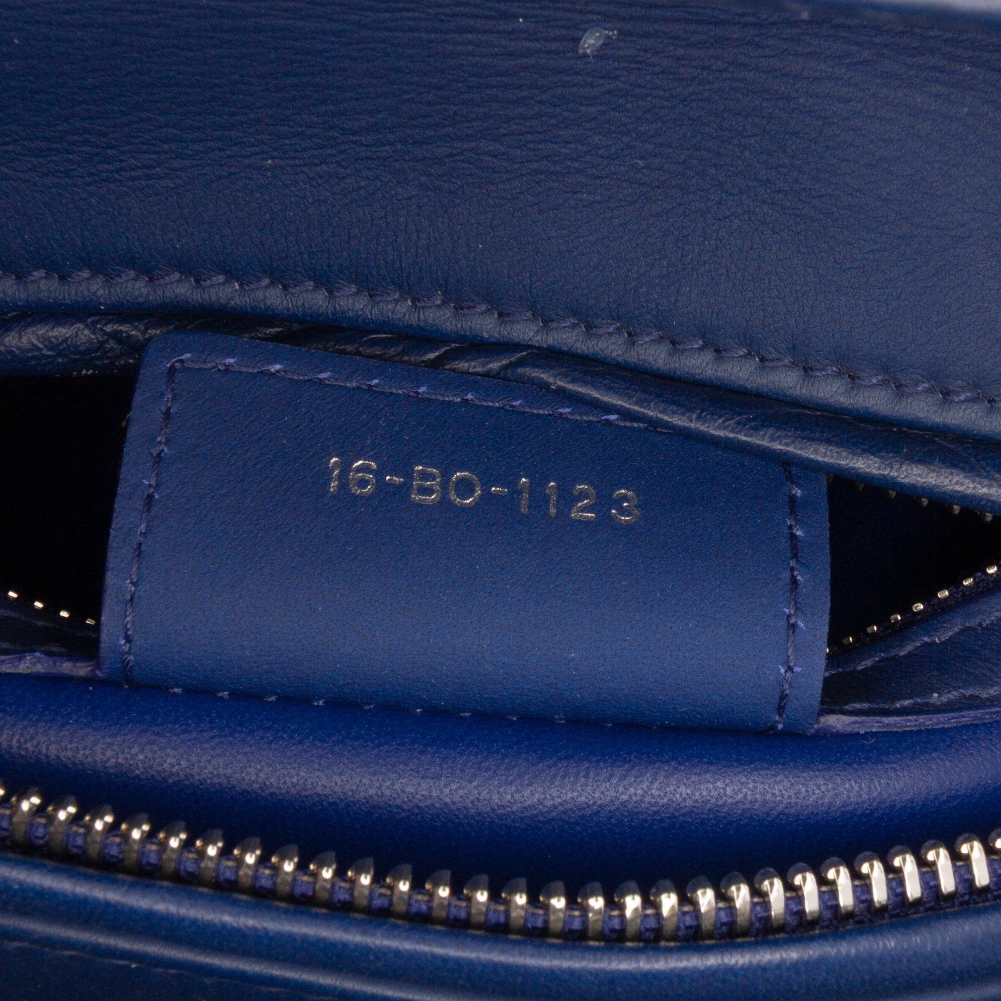 Medium Ultra Matte Calfskin Embossed Cannage Lady Dior