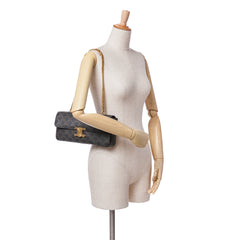Triomphe Coated Canvas Chain Shoulder Bag