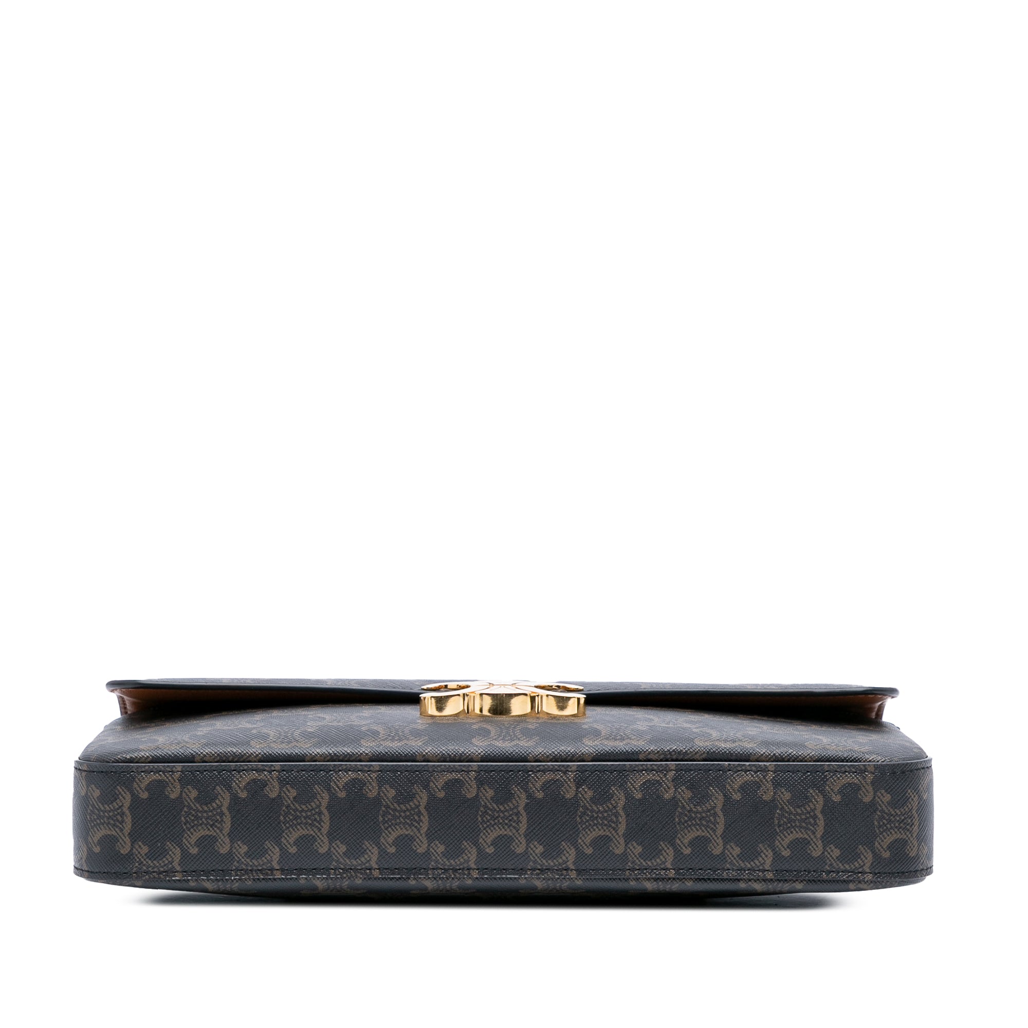 Triomphe Coated Canvas Chain Shoulder Bag