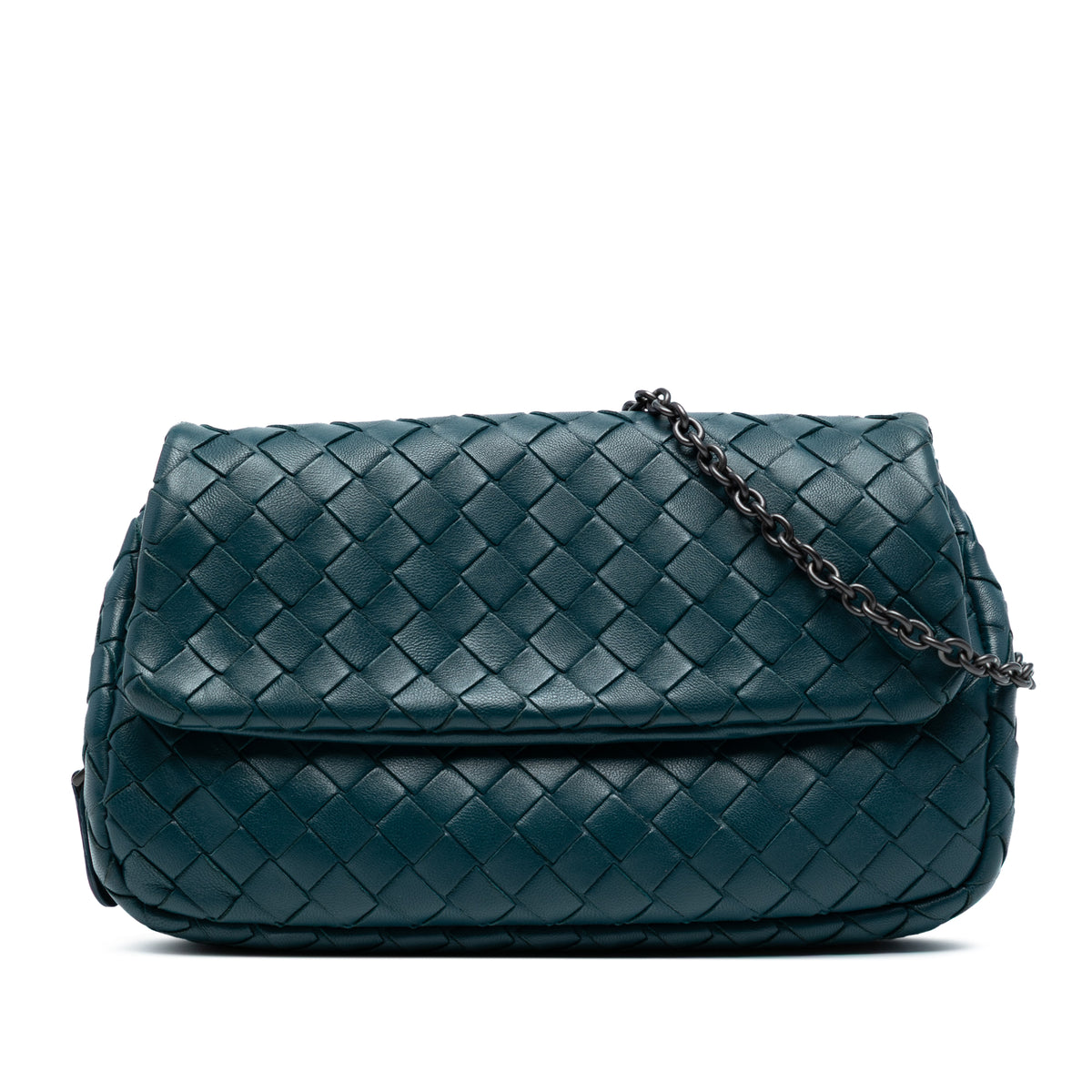 Mini Nappa Intrecciato Expandable Chain Crossbody