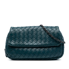 Mini Nappa Intrecciato Expandable Chain Crossbody
