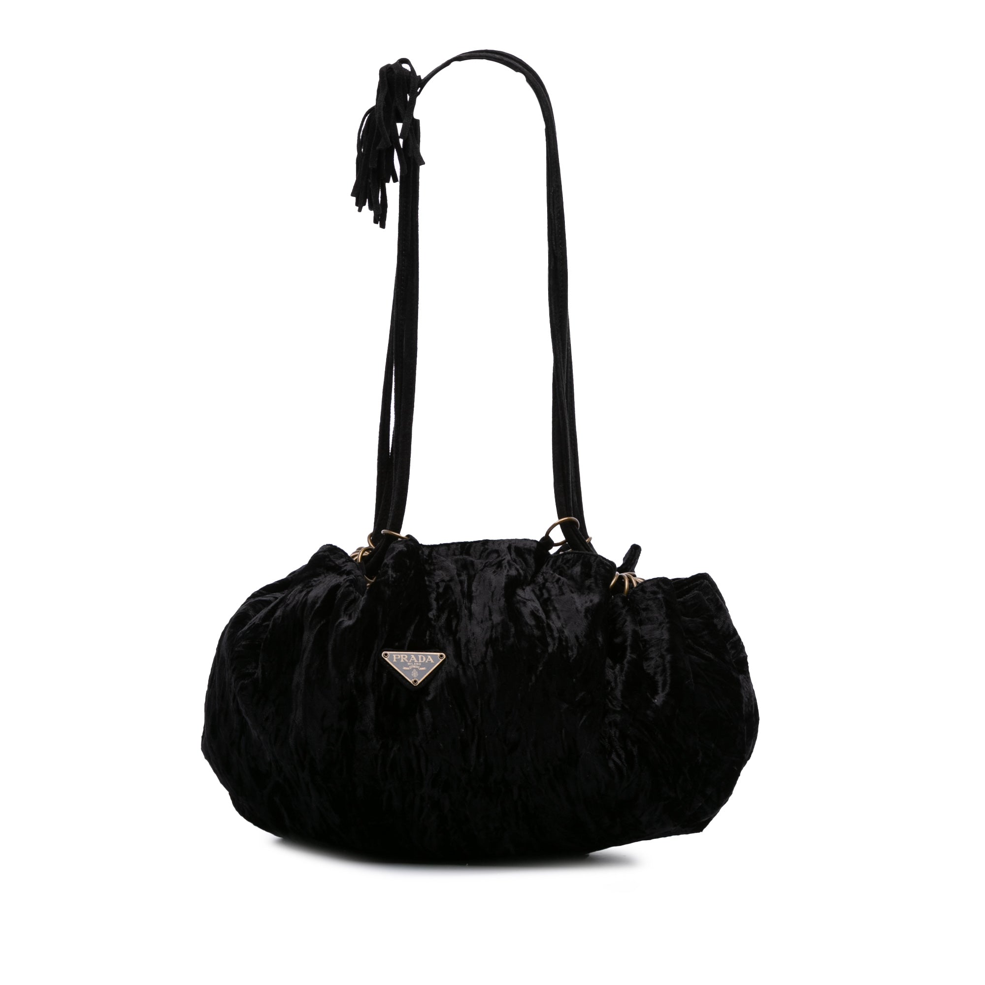 Velvet Shoulder Bag