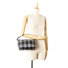 House Check Nylon Handbag