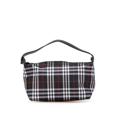 House Check Nylon Handbag