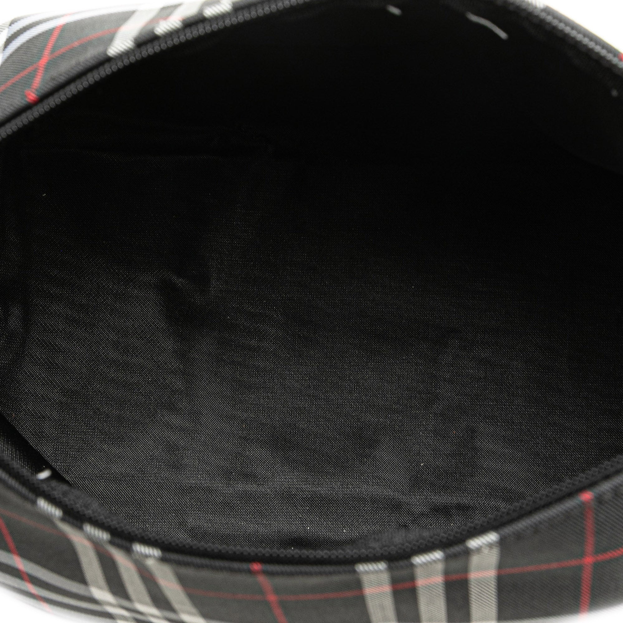 House Check Nylon Handbag