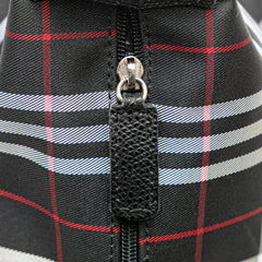 House Check Nylon Handbag
