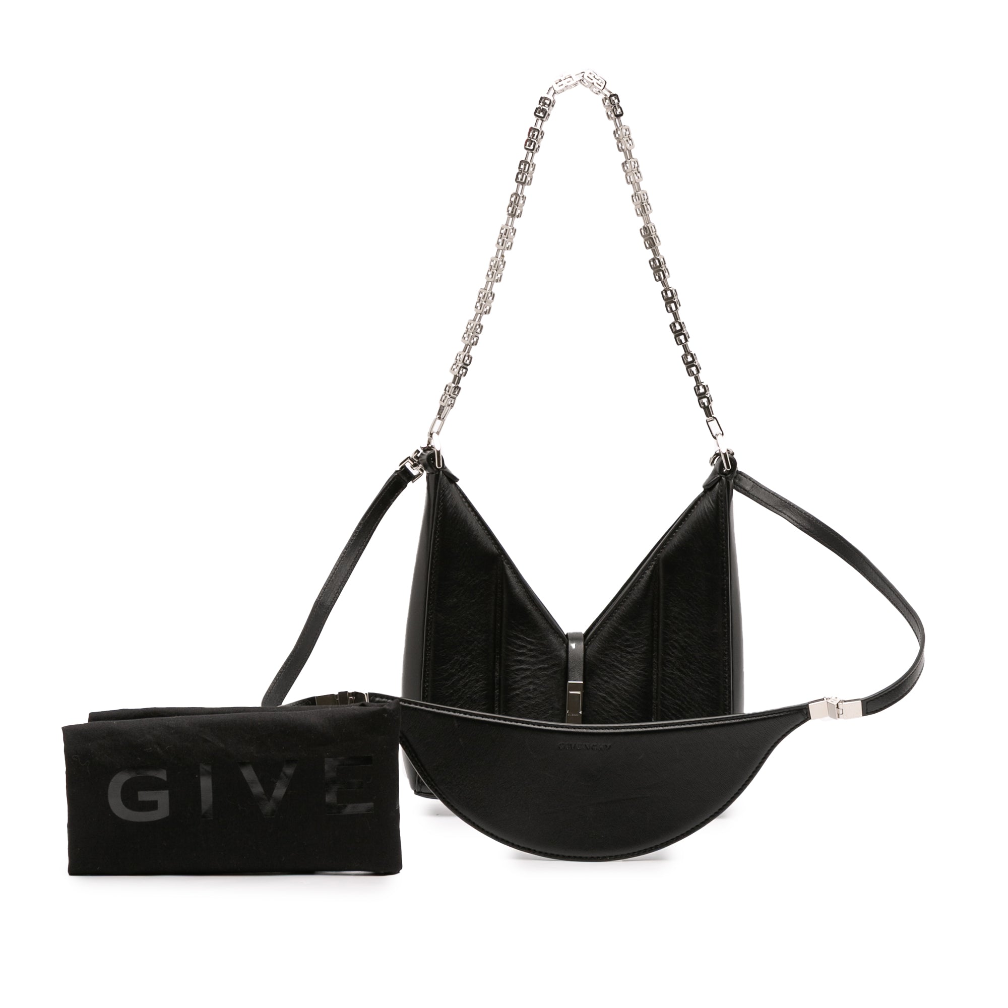 Small Leather Cut Out Satchel