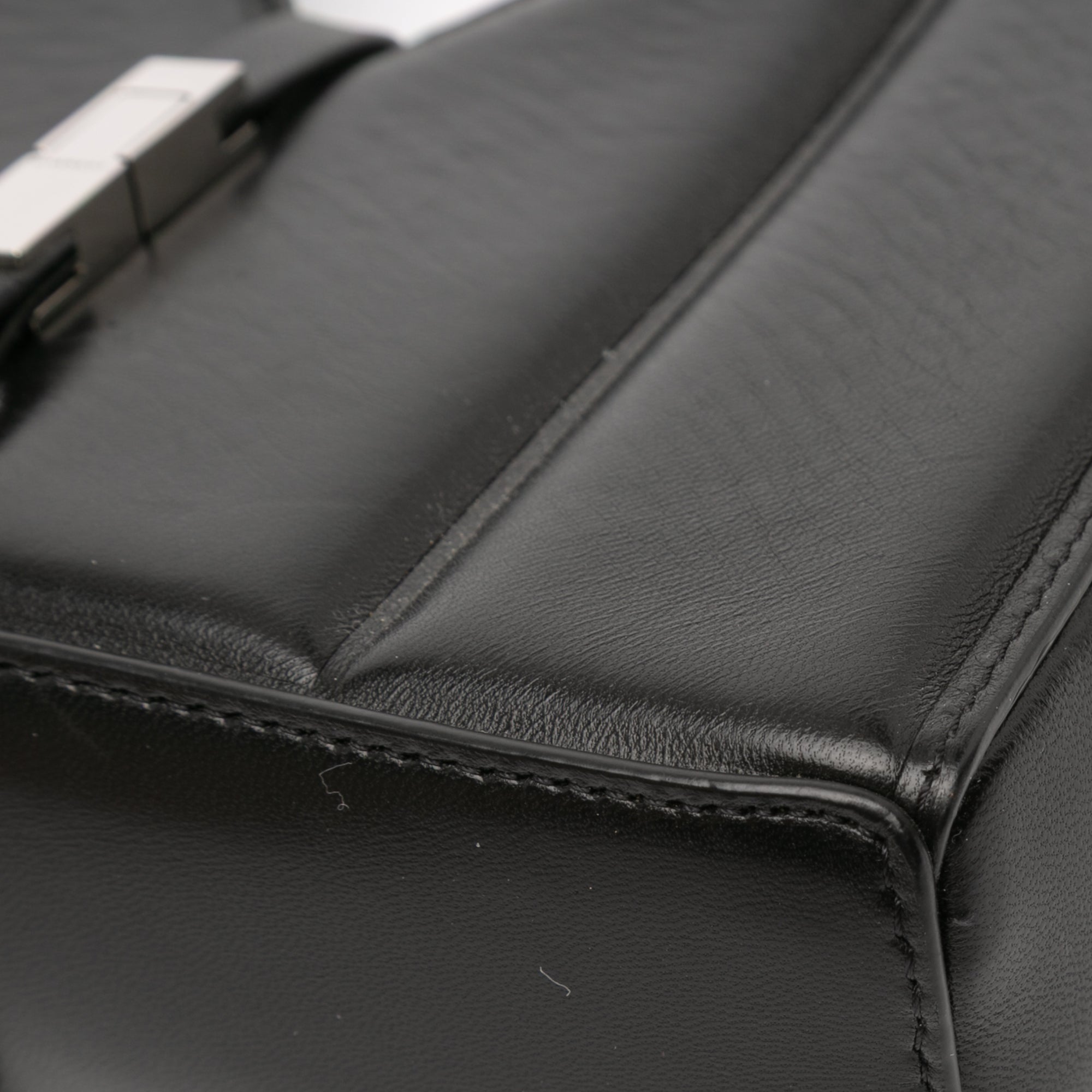 Small Leather Cut Out Satchel