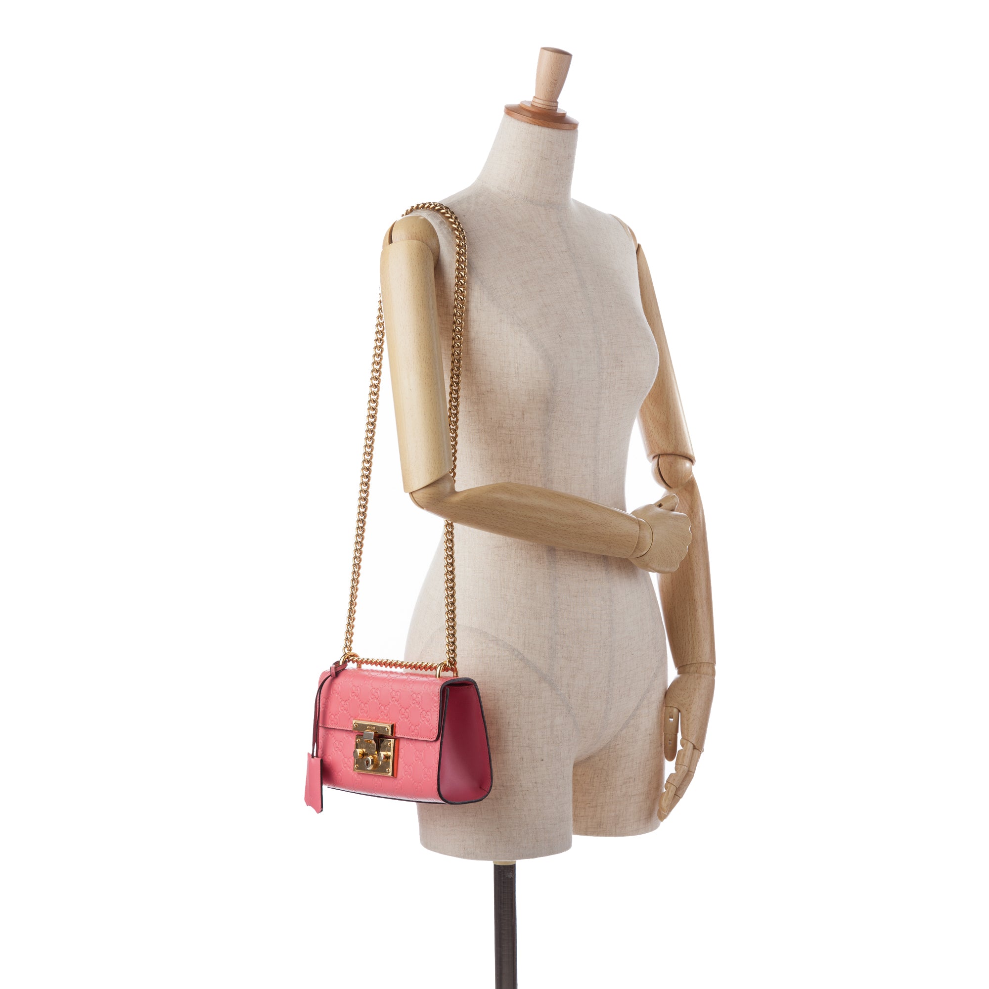 Small Guccissima Padlock Crossbody