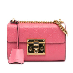 Small Guccissima Padlock Crossbody