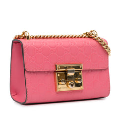 Small Guccissima Padlock Crossbody Bag